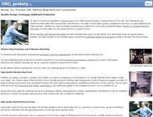 Tablet Screenshot of cncmachineshopparts.com